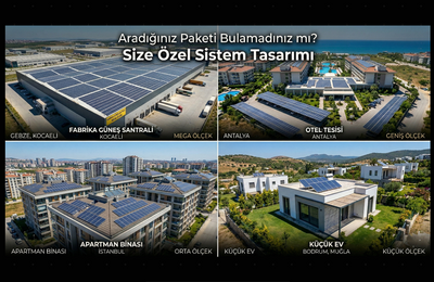 Aradığınız Paketi Bulamadınız mı? Size Özel Sistem Tasarımı Yapıyoruz!