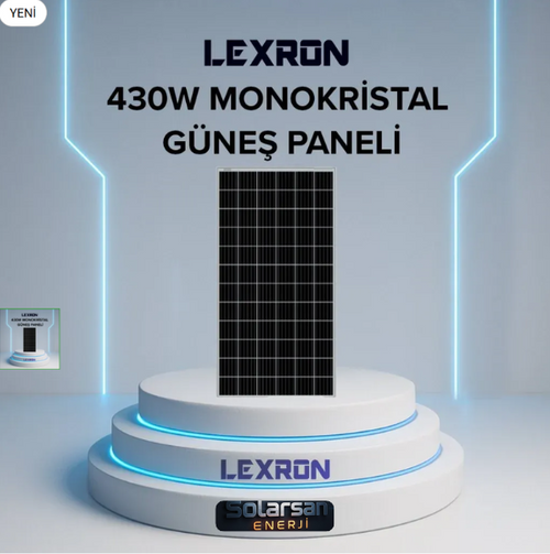 LEXRON 430W Monokristal Güneş Paneli - LXR-430M | Solarsan Enerji