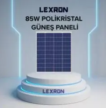 LEXRON 85 WATT POLİKRİSTAL GÜNEŞ PANELİ