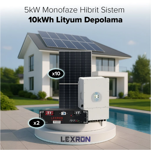 5kW MONOFAZE HİBRİT SİSTEM