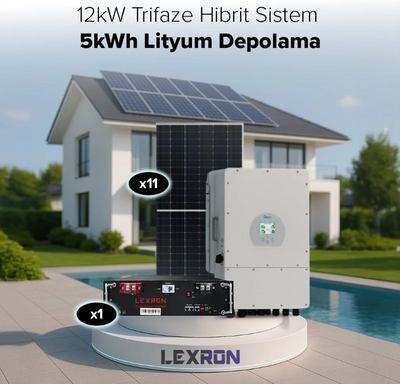 12KW TRİFAZE HİBRİT SİSTEM 1