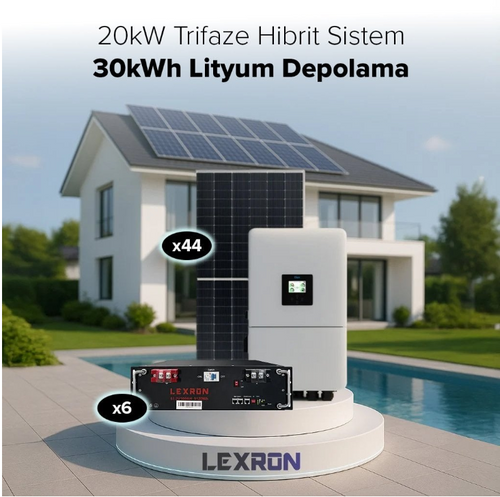 20KW TRİFAZE HİBRİT SİSTEM 2
